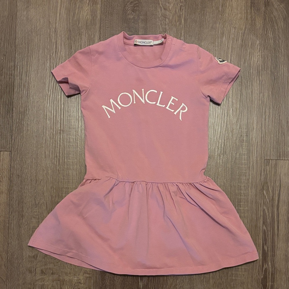 Moncler Toddler Dress (Color: Mauve)